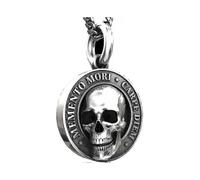 Memento Mori Necklace Carpe Diem Pendant 3d Skull Necklace for Men, Mori 400th Birthday Special Comm