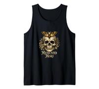 Memento Mori Skull Latin Stoic Dark Academy Art Camiseta sin Mangas