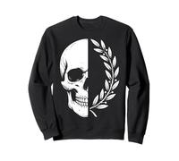 Memento Mori Skull Laurel, estoico, gótico, Arte Oscuro Sudadera