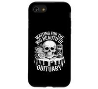 Memento Mori Skull Reloj de Arena Humor Oscuro Gótico Carcasa para iPhone SE (2020) / 7/8