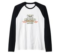 Memento Mori Skull Vintage Gothic Art Producto gráfico Camiseta Manga Raglan