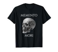 Memento Mori Stoic Philosophy Skull Skeleton Death Street Camiseta