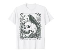 Memento Mori Vanitas Goth Gothic Dark Academia Occult Skull Camiseta