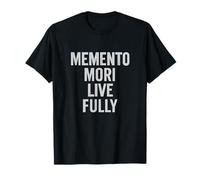 Memento Mori, Vivir plenamente. estoico, Vintage, Cita. Camiseta