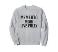 Memento Mori, Vivir plenamente. estoico, Vintage, Cita. Sudadera