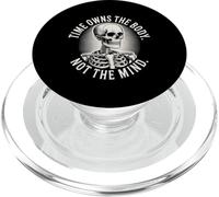 Memento Vivere Skull Latin Quote Stoic PopSockets PopGrip para MagSafe