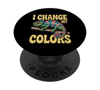 Memes Divertidos de camaleón Estoy más Confundido Cambio mis Colores PopSockets PopGrip Adhesivo
