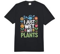 Memes Divertidos de jardinería letreros Divertidos de jardín Just Wet My Plants Comfort Colors Adult Heavyweight T-Shirt