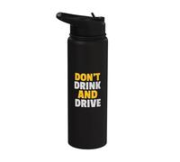 Memes graciosos No bebas Y Conduces Responsabilidad Social Stainless Steel Insulated Water Bottle