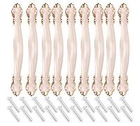 MEMEWOCA 96m Sets Zinc y Handle Pull, Retro Metal Drawer Handle, European Door with Widened Base Panel, Exquisite Workmanship for Home Closet Wardrobe Cabinet