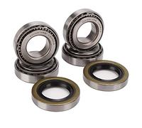 MEMEWOCA Front Wheel Hub Bearings Seal Kit, Replacement for E - Z - GO TXT Gas Electric Cart 1976 to Now, Complete Rebuild Set with 4 Bearings 4 Outer Rings 2 Oil Seals, OE 50892 G1 25