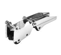 MEMEWOCA Rodillo de Anclaje de Proa de Acero Inoxidable, Rodillo de Proa de Ancla Marina para Barcos, Rodillo Doble con bisagras para un fácil despliegue y recuperación del Ancla, Pasador