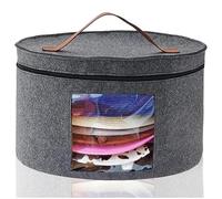 Memfish Caja para sombreros y sombreros para mujer, caja de almacenamiento para sombreros de viaje, grande, redonda, organizador de sombreros de ala ancha, vaquero, hombres, vaqueros, gorras, ropa,