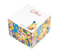 Memo Block Simpsons - Notas adhesivas : 400 hojas blancas para notas 75x75 cm │ Papaleria y material escolar - Oficina papelería, licencia oficial