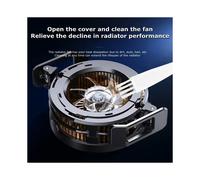 MEMO CX08 Semiconductor Mobile Phone Cooler 2 in 1 Back Clip High Power Strong Cooling with Attachment & Clamp