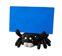 Memo Holder - Magnetic Jumping Spider Desk Decoration | Sticky Note Clip Holder & Realistic Statuette, Iron Clasp Display for Home, Office, Students and Homemakers