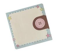 Memo Pads Cute No-Adhesive Stationery Desktop Decoration | 50 hojas de papel en blanco para biblioteca, estudio, dormitorio, hogar, estudiantes, profesores, trabajadores, niños, niñas