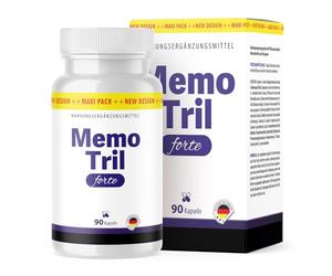 Memo Tril Forte Cápsulas | Para tu equilibrio natural | Combinación nutricional optimizada | Contiene 90 cápsulas