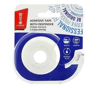 memobe Amex Cinta adhesiva transparente multiusos, para escuela, oficina, trabajo, película adhesiva resistente y duradera, con adhesivo acrílico, rollos adhesivos multiusos, 18 mm x 20 m, con blíster