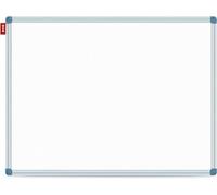Memobe Tablón de anuncios magnético para niños, pizarra blanca, organizador de oficina, escuela, accesorios, pizarra para colgar, color blanco, pizarra para escribir marco de aluminio, 120 x 90 cm