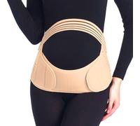 MEMOFYND 1 cinturón marrón de embarazo, cinturón de apoyo ajustable para el embarazo, cinturón de espalda para cintura y abdomen, previene el dolor en la parte inferior de la espalda y las estrías.