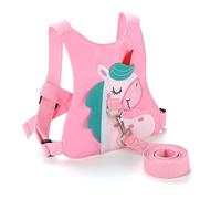 MEMOFYND 1 correa rosa, brida ajustable para bebé, cinturón de seguridad para caminar, cuerda para niños pequeños, adecuado para niños para caminar y viajar.