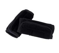 MEMOFYND 1 par de almohadillas para cinturón de seguridad para el cinturón de seguridad de coche, para todos los asientos de coche, color negro