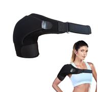 MEMOFYND 1 soporte de hombro ajustable para hombres y mujeres, soporte de hombro para dislocación articular, hombro congelado, tendinitis (negro)