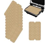 MEMOFYND 100 hojas de papel de pergamino para freidoras de aire caliente, papel de aceite antiadherente, papel de aceite poroso, papel de horno, papel de horno para sartenes, 100 unidades