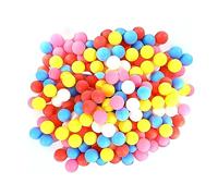MEMOFYND 40 pelotas de ping pong de mesa coloridas de plástico para gatos y perros, fiestas de arte y manualidades, juegos de educación en casa, principiantes y adultos