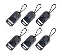 MEMOFYND 6 adaptadores de correa de cámara, hebilla para correa de cámara, cuello y correa de hombro, hebilla de liberación rápida para cámara, Negro rojo, negro gris, negro y verde, 8,2 * 2,5 cm
