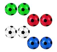 MEMOFYND 8 Pelotas Elásticas de Piel para Exteriores, Fútbol para Niños, Hinchable, de Playa, Adecuado para Natación en Verano, Juegos Deportivos, Suministros para Fiestas