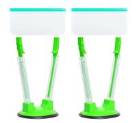 MEMOFYND Soporte para bolsas herméticas de 2 piezas con 2 piezas, soporte para bolsas de sándwich, soporte para bolsas de congelador, color verde