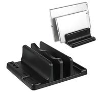 MEMOFYND Soporte Vertical Individual Ajustable para Ordenador Portátil - 1 Ranura, Estante de Almacenamiento de Escritorio