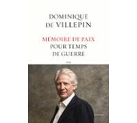 Mémoire De Paix Pour Temps De Guerre (ebook)