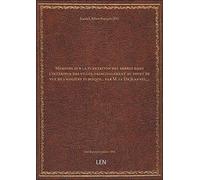 Mémoire sur la plantation des arbres dans l'intérieur des villes, principalement au point de vue de