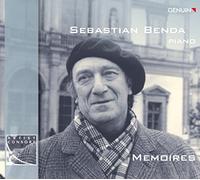 Mémoires. Sebastian Benda joue Beethoven, Schumann, Liszt, Moussorgski.