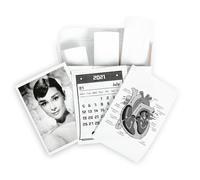 Memoking T02/M02X/M02L Papel Térmico Blanco - 10 Años Antiadherente 53mmx6.5m para Notas de Estudio de Textos Fotográficos de Journal y más, 3 Rollos