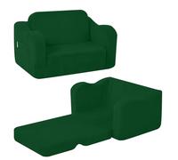 MeMoreCool Sofá Infantil de Terciopelo para Niños, Silla Cama Plegable para Niños Pequeños, Sillón Infantil Desmontable para Sala de Juegos, Cómodo Reclinable Convertible para Bebé para Niñas y Niños