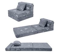 MeMoreCool Sofá Plegable Tri Parainfantil, Colchón Brillante para Niños, Sillones Infantiles, Sillon Bebe, Sala de Juegos