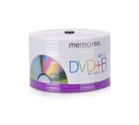 Memorex 32020031731 DVD+R 16x Eco disco de base de husillo, 50 unidades