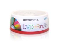 Memorex 8X DVD+R Double Layer 8,5 GB 25 Pieza(s)