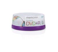 Memorex DVD+R 16x 4.7GB 20 Pack Spindle Printable