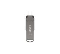 LEXAR 128GB DUAL TYPE-C AND TYPE-A USB 3.1 FLASH DRIVE, UP TO 130MB/S READ LJDD400128G-BNQNG