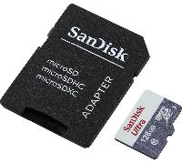 memoria 128gb micro sdxc sandisk ultra clase 10