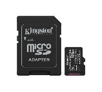 Kingston Canvas Select Plus Tarjeta de Memoria microSD 128GB microSDXC Gen3 150MB/s A1 Incluye Adaptador de SD - SDCS3/128GB