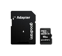 Karta pamięci GoodRam M1AA-0160R12 (16GB; Class 10, Class U1; Adapter, Karta pamięci)