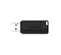 Verbatim PinStripe - Unidad USB de 32 GB - Negro