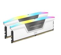 Memoria Corsair VENGEANCE RGB DDR5 32GB 2X16GB PC6000 Blanca