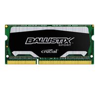 Memoria Crucial Ballistix Sport SODIMM de 4 GB, DDR3 individual, 1600 MT/s (PC3-12800), CL9 a 1,35 V, 204 pines, BLS4G3N169ES4